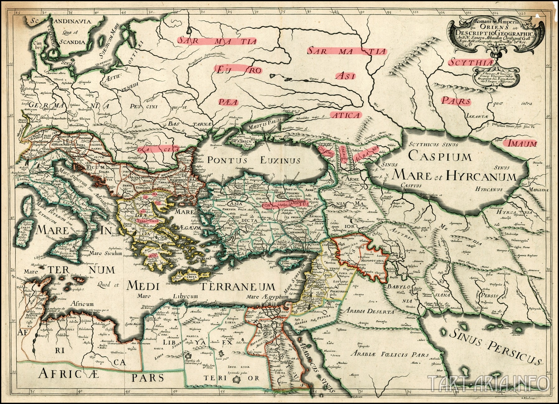 Карта Тартария и Скифия